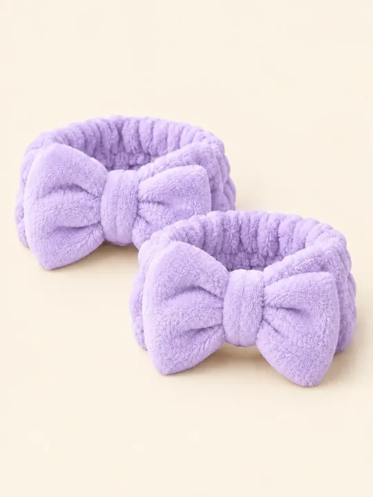 Bow Spa Headband Set