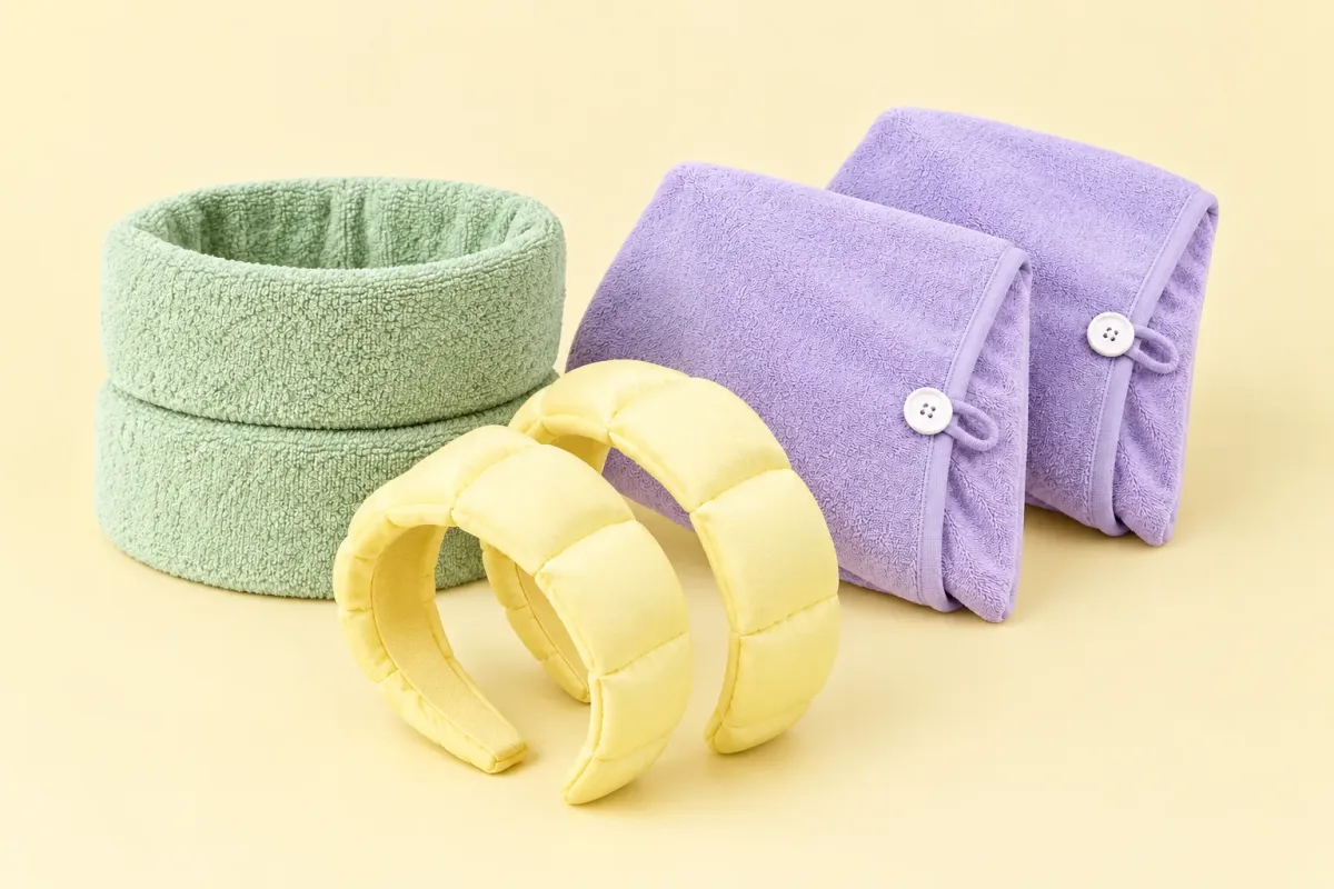 Spa hårbånd & hårwraps