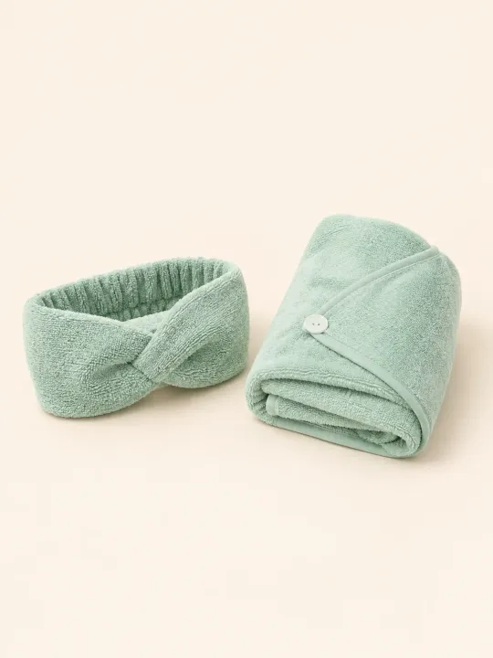 Hårbånd og turban-duo