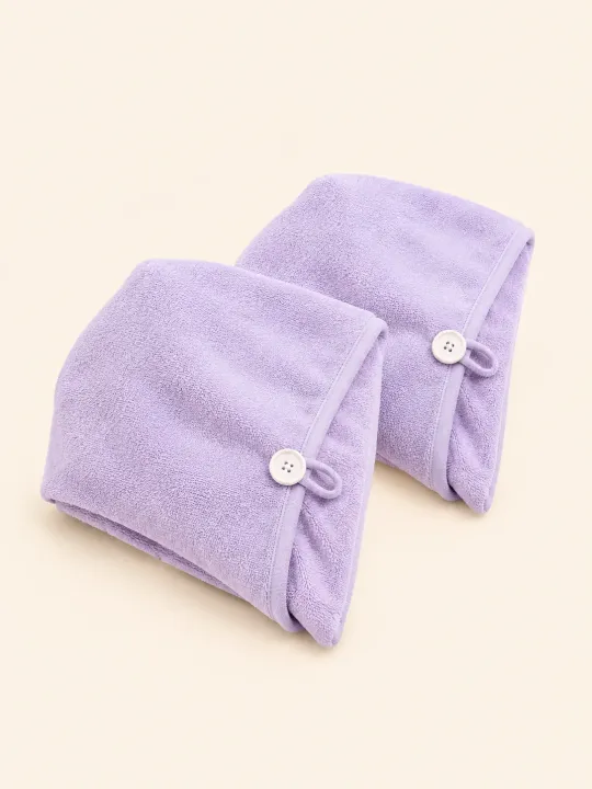 Mikrofiber-hårturban-sæt