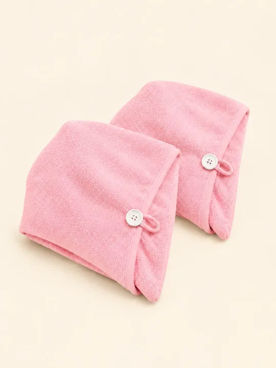 Mikrofiber-hårturban set
